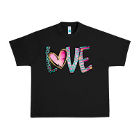Black Valentine Love Urban Heavy Tee - CowhideDigitalArt
