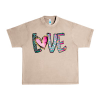 French Oak Valentine Love Urban Heavy Tee - CowhideDigitalArt