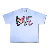 Grape Ice Valentine Love Urban Heavy Tee - CowhideDigitalArt