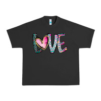 Pigment Black Valentine Love Urban Heavy Tee - CowhideDigitalArt