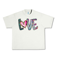 Pistachio Valentine Love Urban Heavy Tee - CowhideDigitalArt