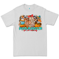 Dove Grey Moo Pumpkin Get Out The Way Premium Tee - CowhideDigitalArt