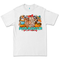 White Moo Pumpkin Get Out The Way Premium Tee - CowhideDigitalArt