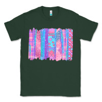 Sports Green Pink Easter Brushstrokes Classic Tee - BundleAndBundleShop