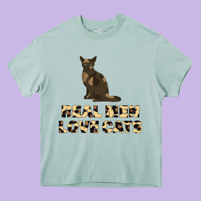 Real Men Love Cats Heavy Core Tee Designed By Bettercallsaul
