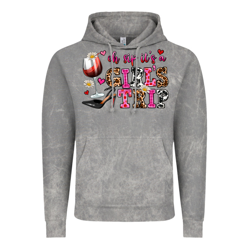 Oh Sip Its A Girls Trip Vintage Hoodie by AdoDesignShop | Teevron