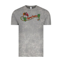 Cloud Rock merry christmas western Vintage Tee - CowhideDigitalArt