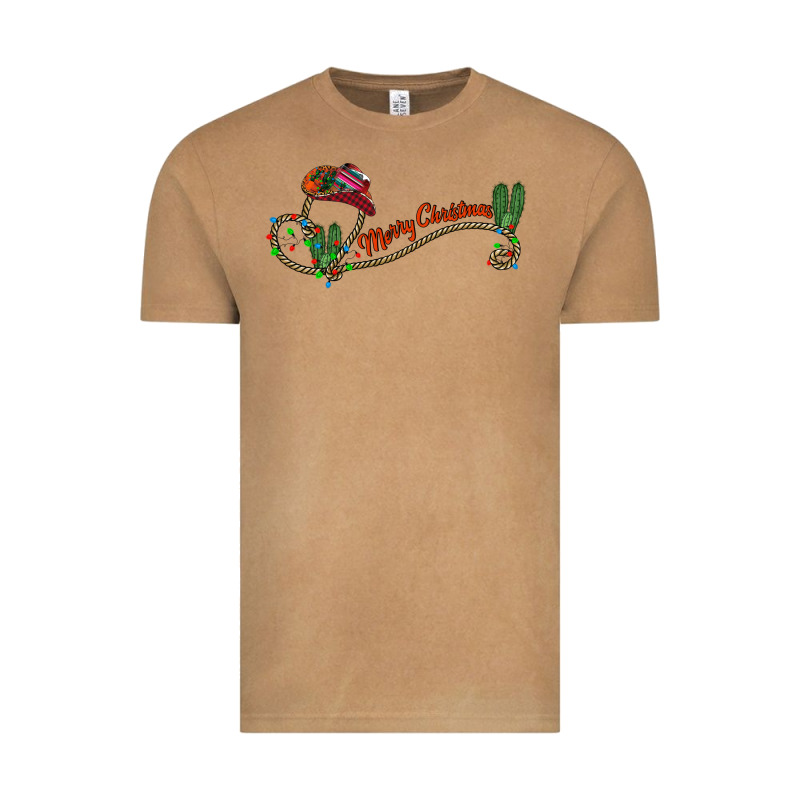 Merry Christmas Western Vintage Tee by CowhideDigitalArt | Teevron