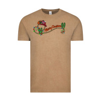 Vintage Coffee merry christmas western Vintage Tee - CowhideDigitalArt