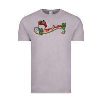Vintage Zinc merry christmas western Vintage Tee - CowhideDigitalArt