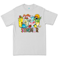 Dove Grey hello summer drink Premium Tee - CowhideDigitalArt