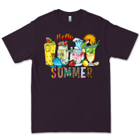 Plum hello summer drink Premium Tee - CowhideDigitalArt
