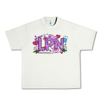 Pistachio Valentine LPN Urban Heavy Tee - CowhideDigitalArt