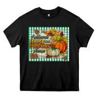 Black autumn leaves and pumpkins please mouse pad Heavy Core Tee - BundleAndBundleShop