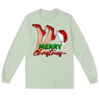 Matcha merry Christmas heels Long Sleeve Tee - BarkalooDesign