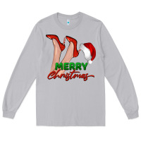 Moon Dust merry Christmas heels Long Sleeve Tee - BarkalooDesign