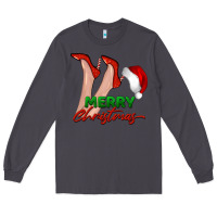 Smoke merry Christmas heels Long Sleeve Tee - BarkalooDesign