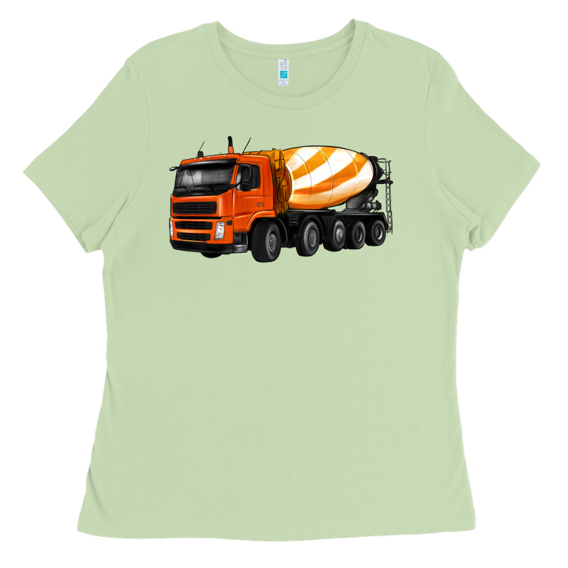 Cement Truck Ladies Tee by Artiststas | Teevron