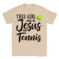 Mushroom this girl runs on jesus and tennis Classic Tee - DesigneFamous
