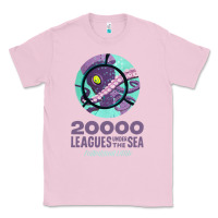 Bubblegum Pink 20000 leagues under the sea   movie Classic Tee - DesigneFamous