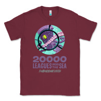 Burgundy 20000 leagues under the sea   movie Classic Tee - DesigneFamous