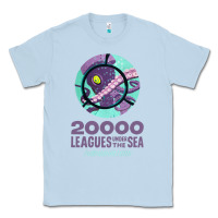 Dusty Blue 20000 leagues under the sea   movie Classic Tee - DesigneFamous
