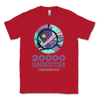Red 20000 leagues under the sea   movie Classic Tee - DesigneFamous