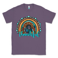 Lavender western thanksgiving rainbow with turkey Classic Tee - RanaPortraitStore
