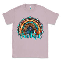Lilac western thanksgiving rainbow with turkey Classic Tee - RanaPortraitStore