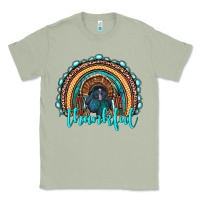 Western Thanksgiving Rainbow With Turkey Classic Tee | Teevron