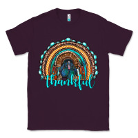 Plum western thanksgiving rainbow with turkey Classic Tee - RanaPortraitStore