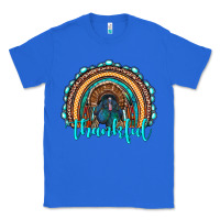 True Royal western thanksgiving rainbow with turkey Classic Tee - RanaPortraitStore