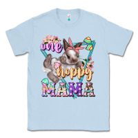 Dusty Blue one hoppy mama Classic Tee - FaDigitalArtStudio