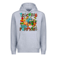 Heather Grey christmas jolly teachers Premium Hoodie - AdoDesignShop