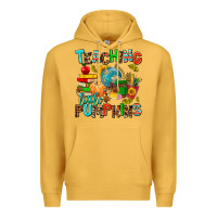 Mustard christmas jolly teachers Premium Hoodie - AdoDesignShop
