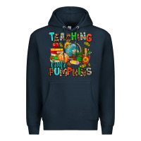 Navy christmas jolly teachers Premium Hoodie - AdoDesignShop