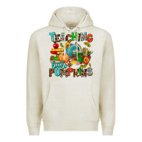 Oatmeal Heather christmas jolly teachers Premium Hoodie - AdoDesignShop