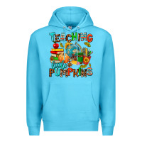 Ocean Blue christmas jolly teachers Premium Hoodie - AdoDesignShop