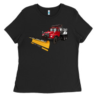 Black snow plow Ladies Tee - Artiststas
