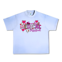 Grape Ice Valentine Medical Assistant Urban Heavy Tee - CowhideDigitalArt