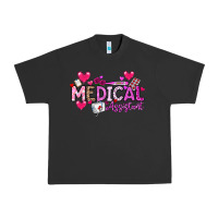Pigment Black Valentine Medical Assistant Urban Heavy Tee - CowhideDigitalArt