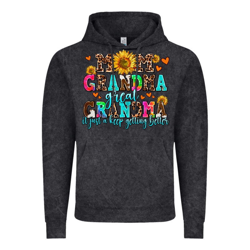 Mom Grandma Great Grandma Its Just A Keep Getting Vintage Hoodie by AdoDesignShop | Teevron