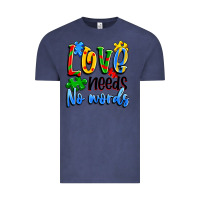 Vintage Denim love needs no words Vintage Tee - Artiststas