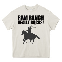 Cream Ram Ranch Really Rocks! Heavy Core Tee - Bettercallsaul