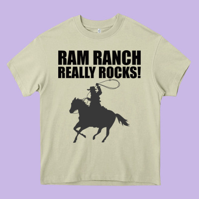Ram Ranch Really Rocks! Heavy Core Tee Designed By Bettercallsaul