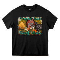 Black pumpkin kisses harvest wishes Heavy Core Tee - BundleAndBundleShop
