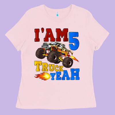 I'am Five Truck Yeah Ladies Tee Designed By Artiststas