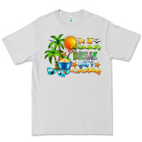 Dove Grey Is It Summer Break Premium Tee - CowhideDigitalArt