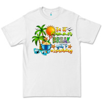 White Is It Summer Break Premium Tee - CowhideDigitalArt