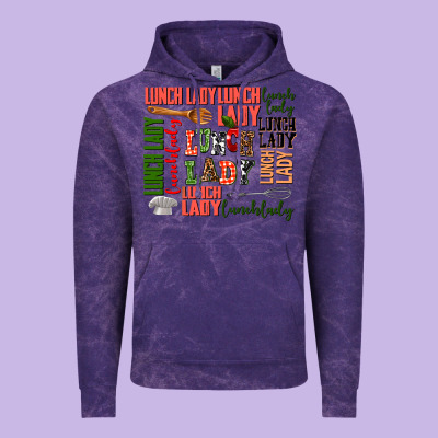 Lunch Lady Vintage Hoodie Designed By Adodesignshop